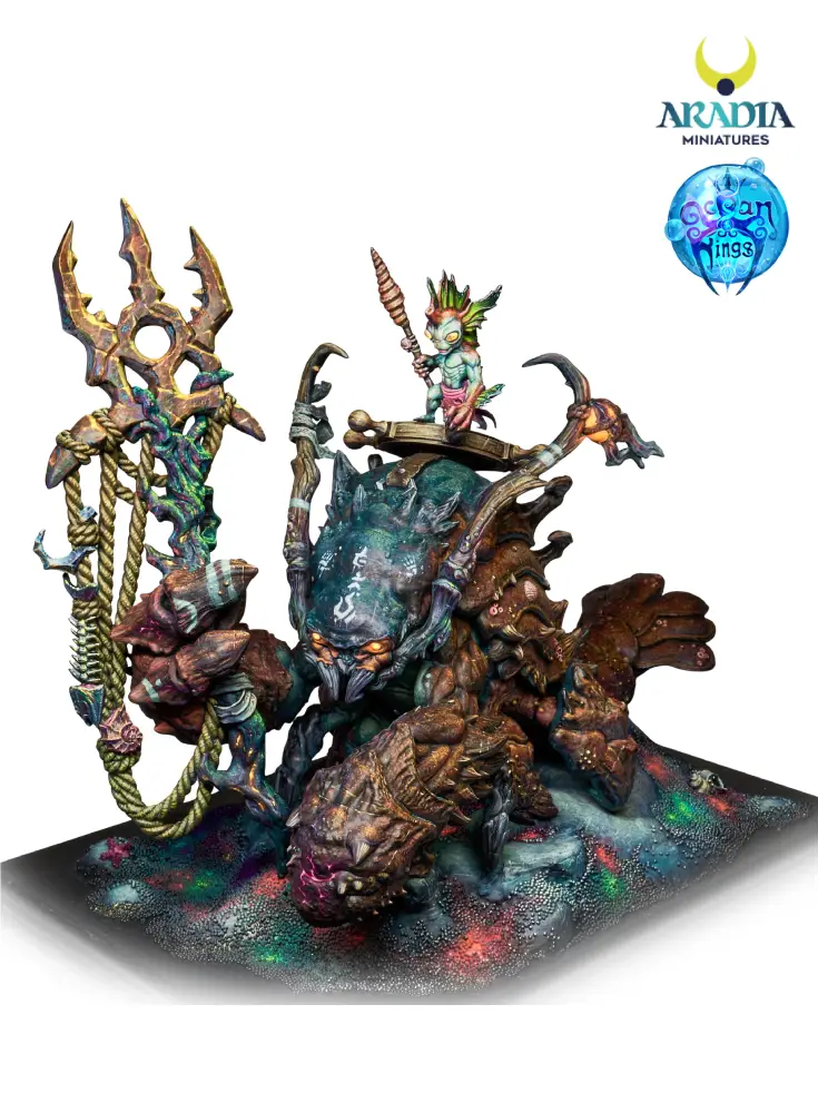 Aradia Minis Ocean Kings Seismara troll figurine résine