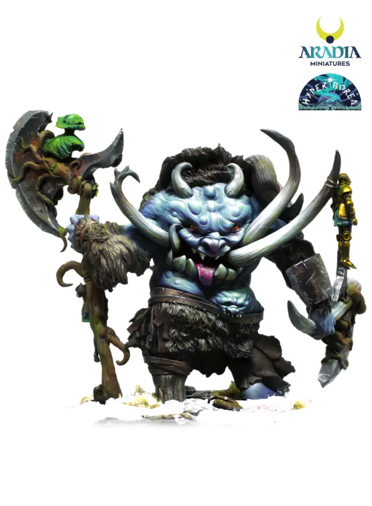 Aradia Minis Hyperborea Jotun Troll figurine résine troll
