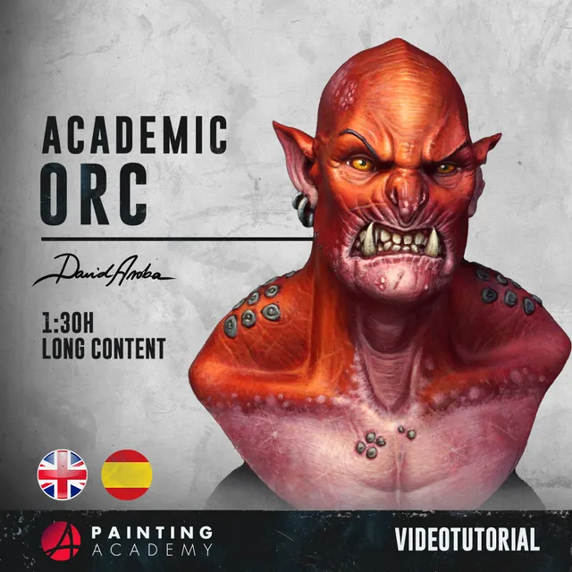 Akelarre Academic Orc tutoriel vidéo peinture 90 min