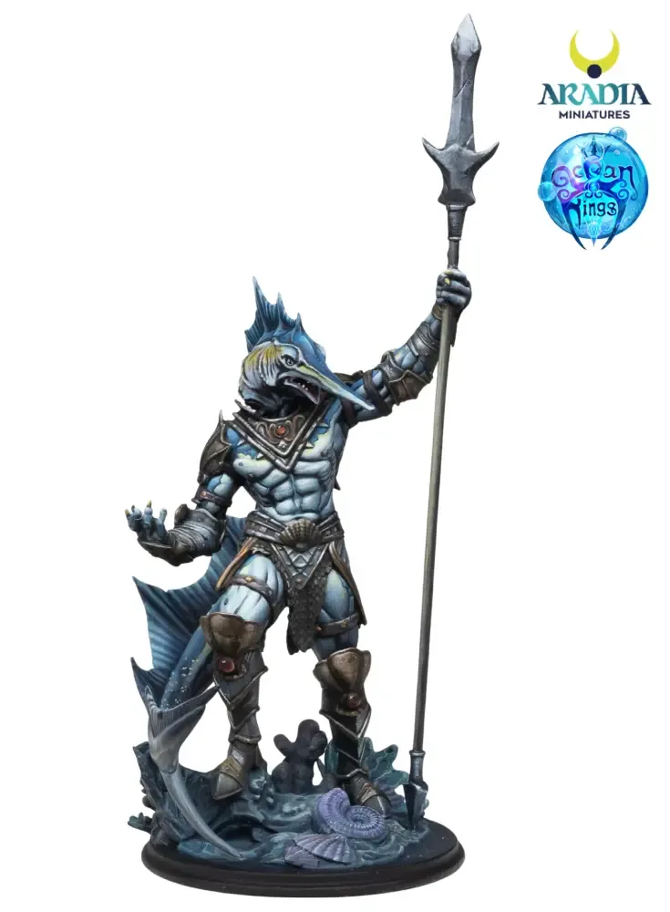 Aradia Minis Ocean Kings Aqualon Bladecrest figurine résine