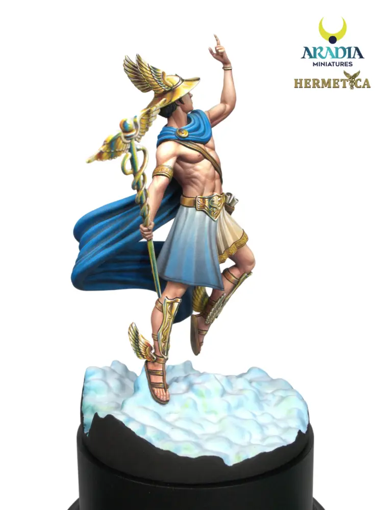 Aradia Hermetica Hermes figurine en résine messager à peindre