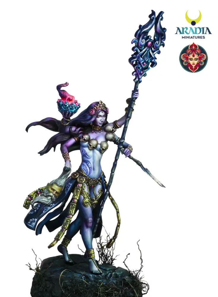Aradia Minis Kali Yuga Kali figurine résine à peindre