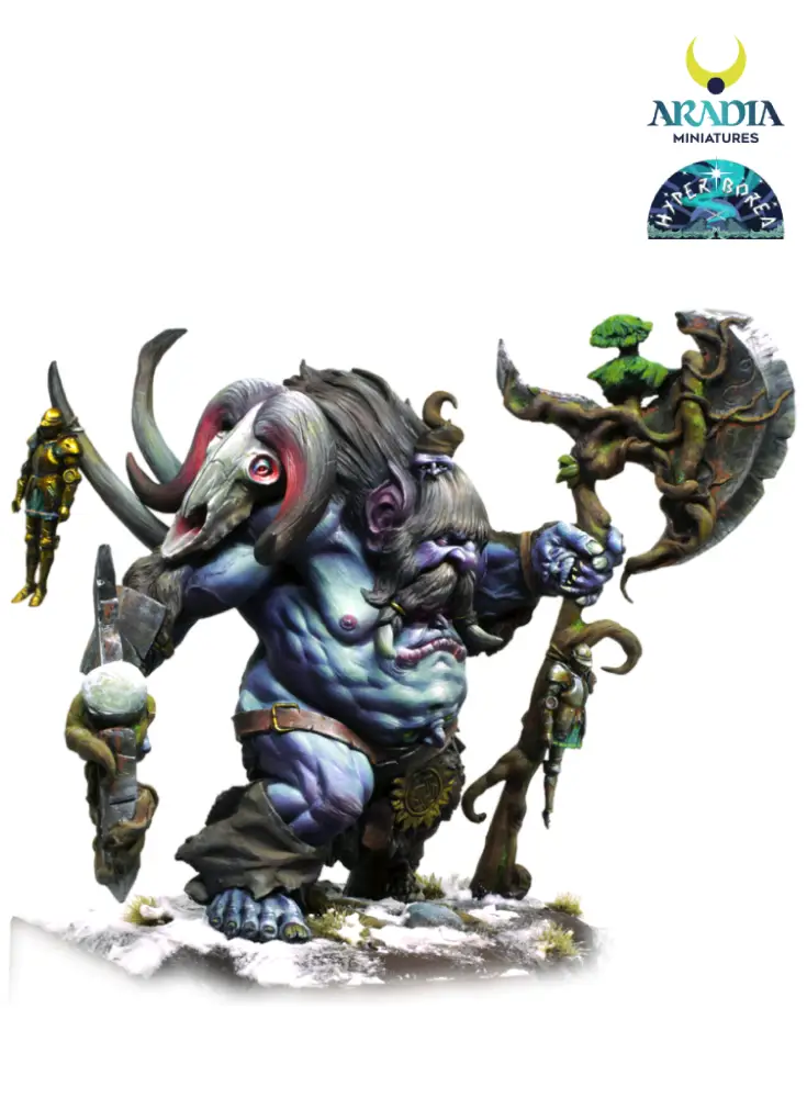 Aradia Minis Hyperborea Jotun Troll figurine résine troll