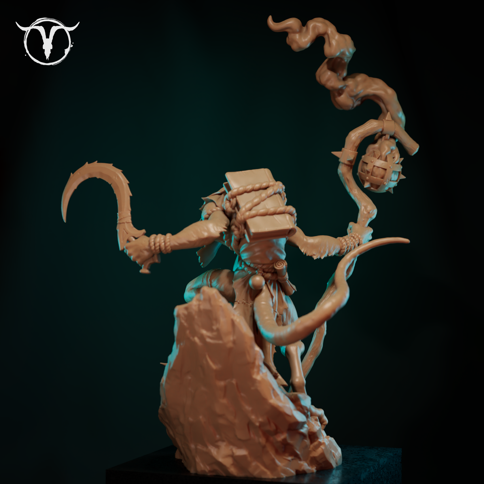 Akelarre 75/80 mm Murktail Nezumi figurine résine normale