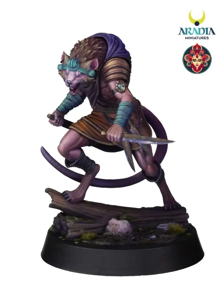 Aradia Minis Kali Yuga Mushika figurine résine à peindre