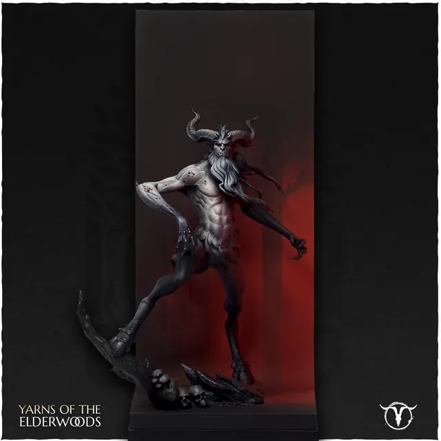 Akelarre A’ker 75mm figurine résine esprit bouc