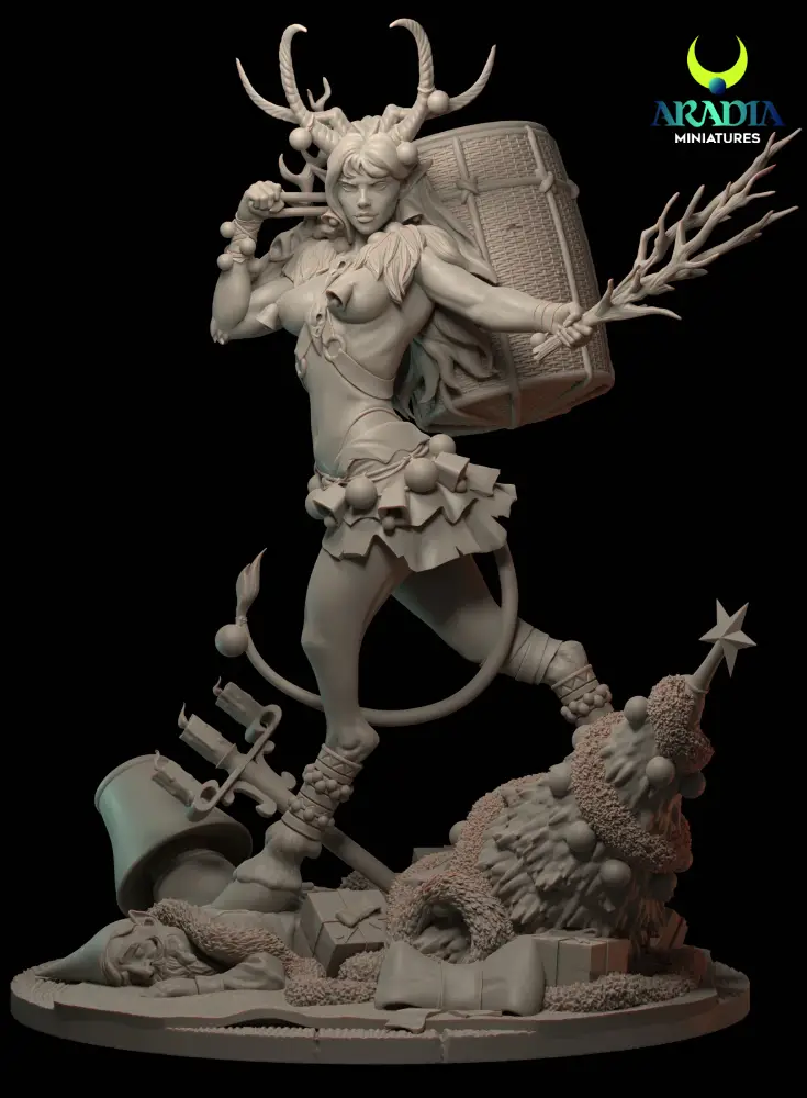Aradia Minis Classic Kaltara figurine en résine à peindre