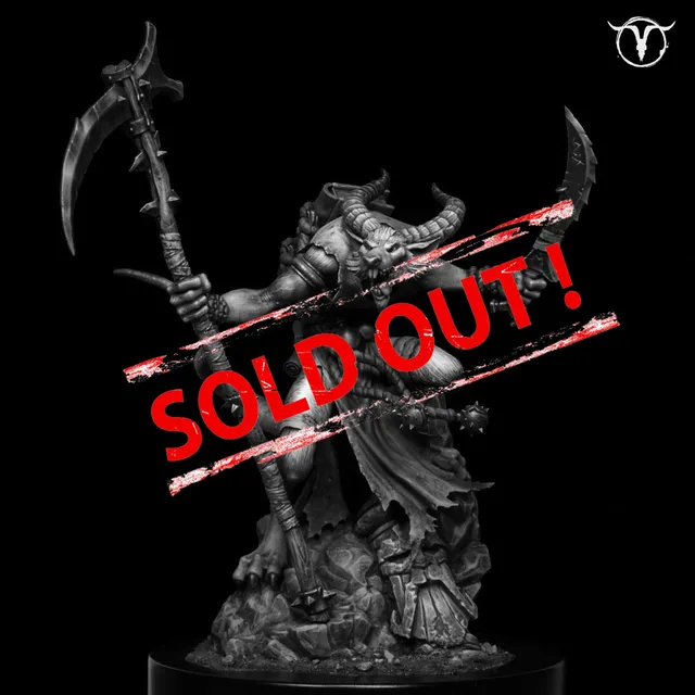Akelarre Models Murktail Damned Nezumi Gold figurine résine 80 mm