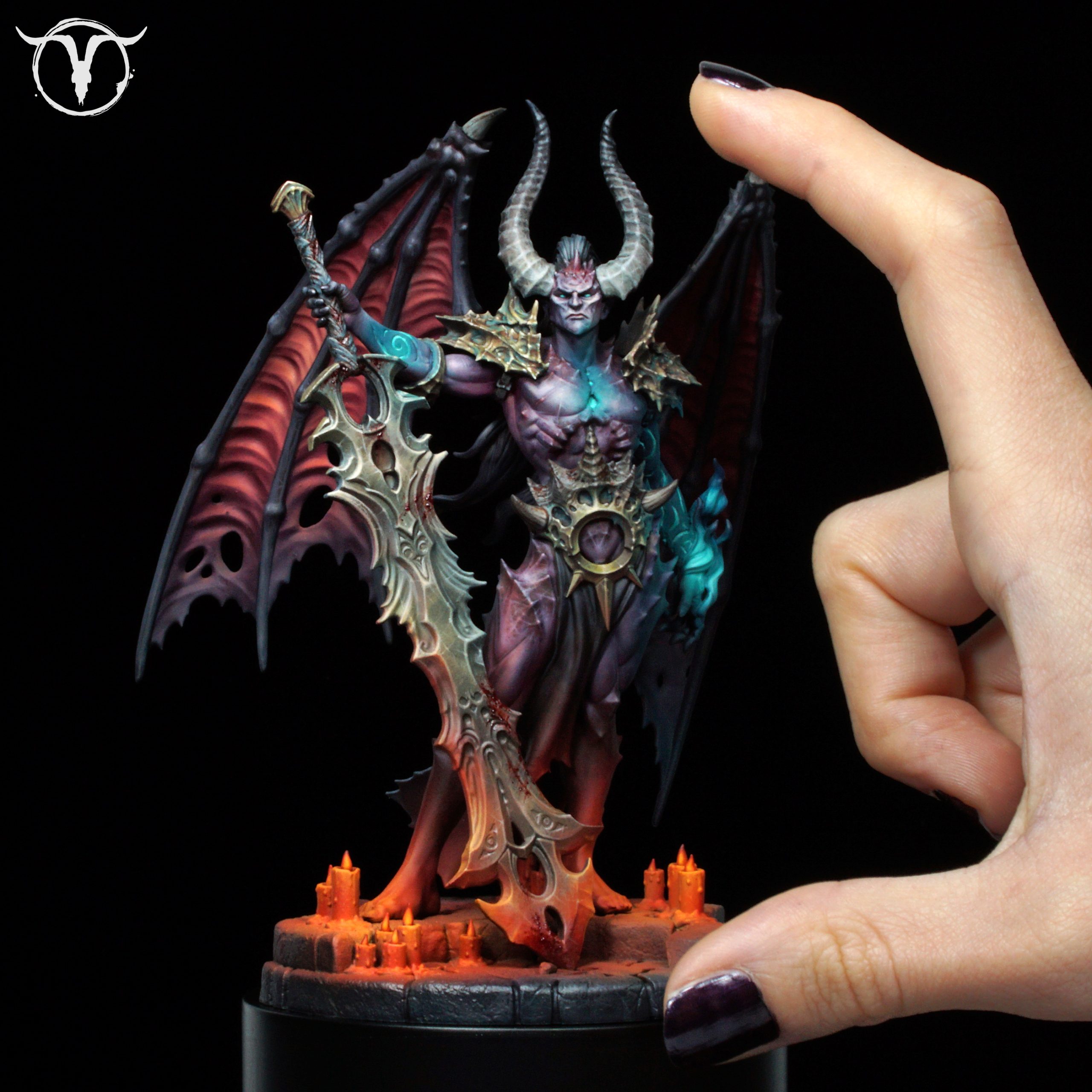Akelarre Models Belial Prince of Hell figurine résine 75mm