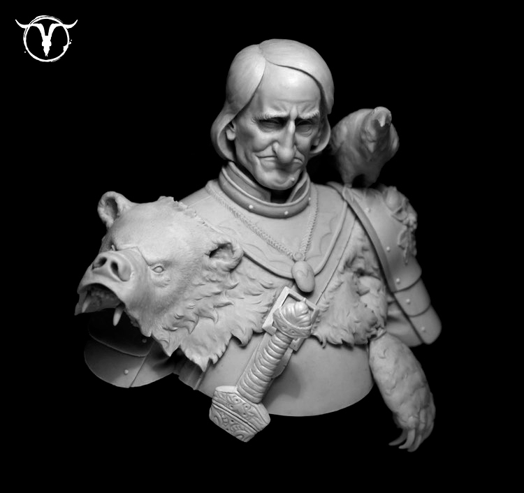 Akelarre Busts Sir Vincent Crowley buste résine à peindre