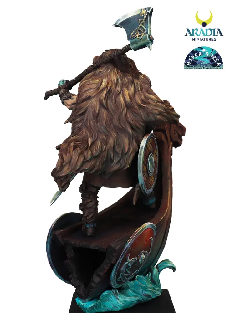 Hyperborea Olafur figurine résine à peindre barbare