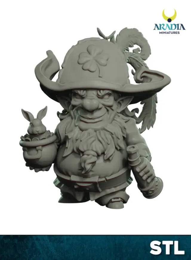 Aradia Minis Classic Paddy fichier STL à peindre