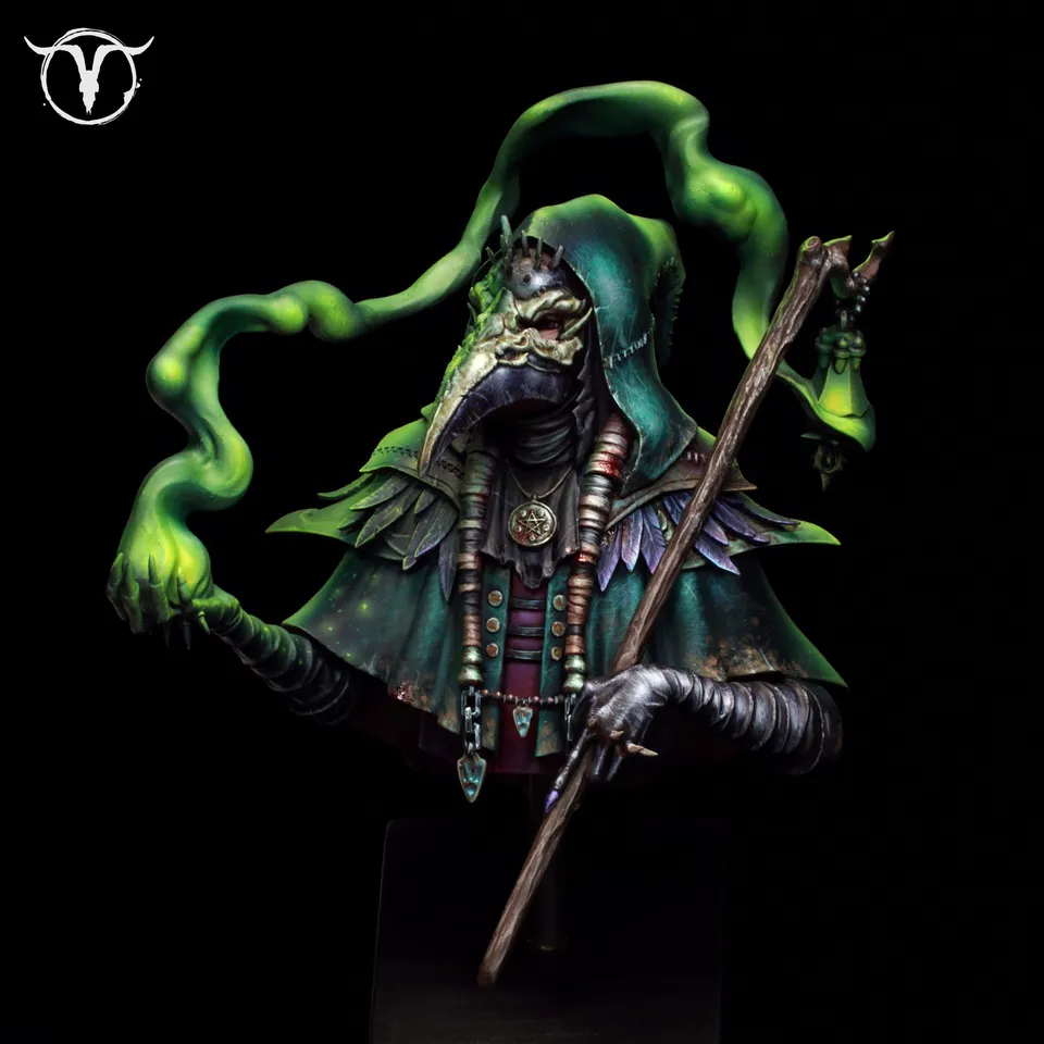 Akelarre Models Busts buste Circe Plague Doctor résine