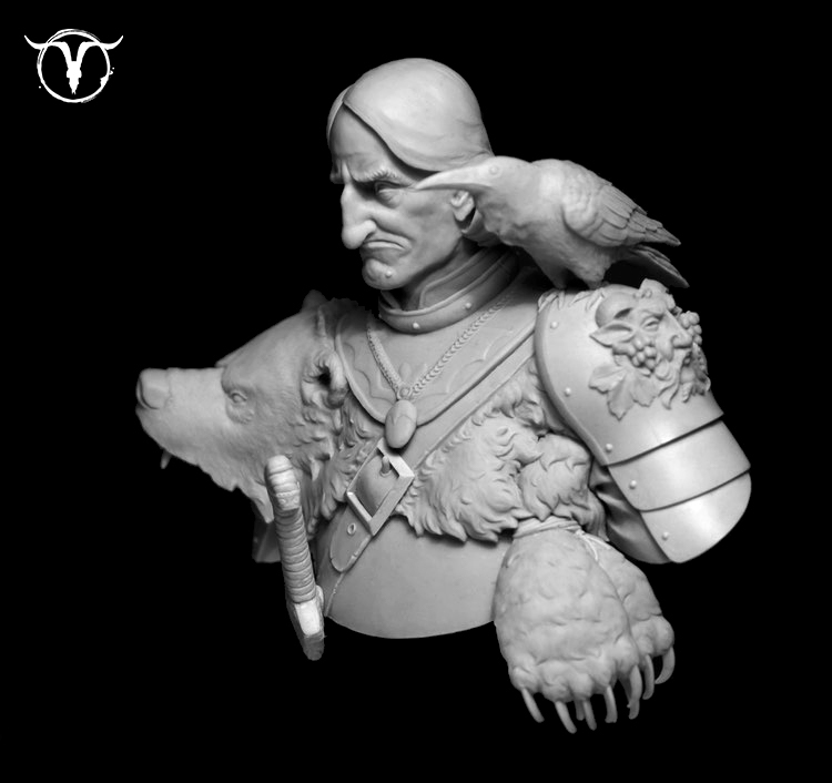 Akelarre Busts Sir Vincent Crowley buste résine à peindre
