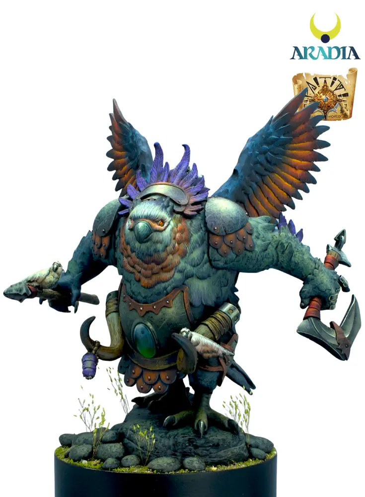 Paititi Vucub Caquix figurine résine 75mm à peindre