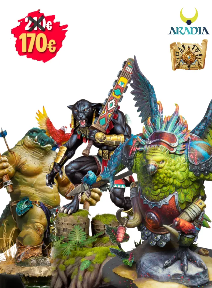 Paititi Jungle Bundle lot figurines résine à peindre