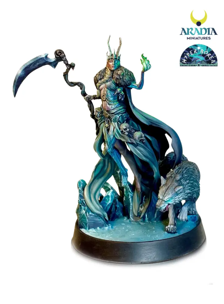 Aradia Minis Hyperborea Hel figurine résine déesse nordique