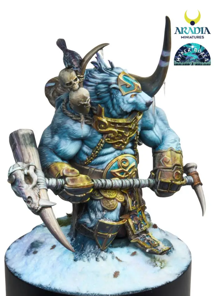 Aradia Minis Hyperborea Björnak figurine en résine à peindre