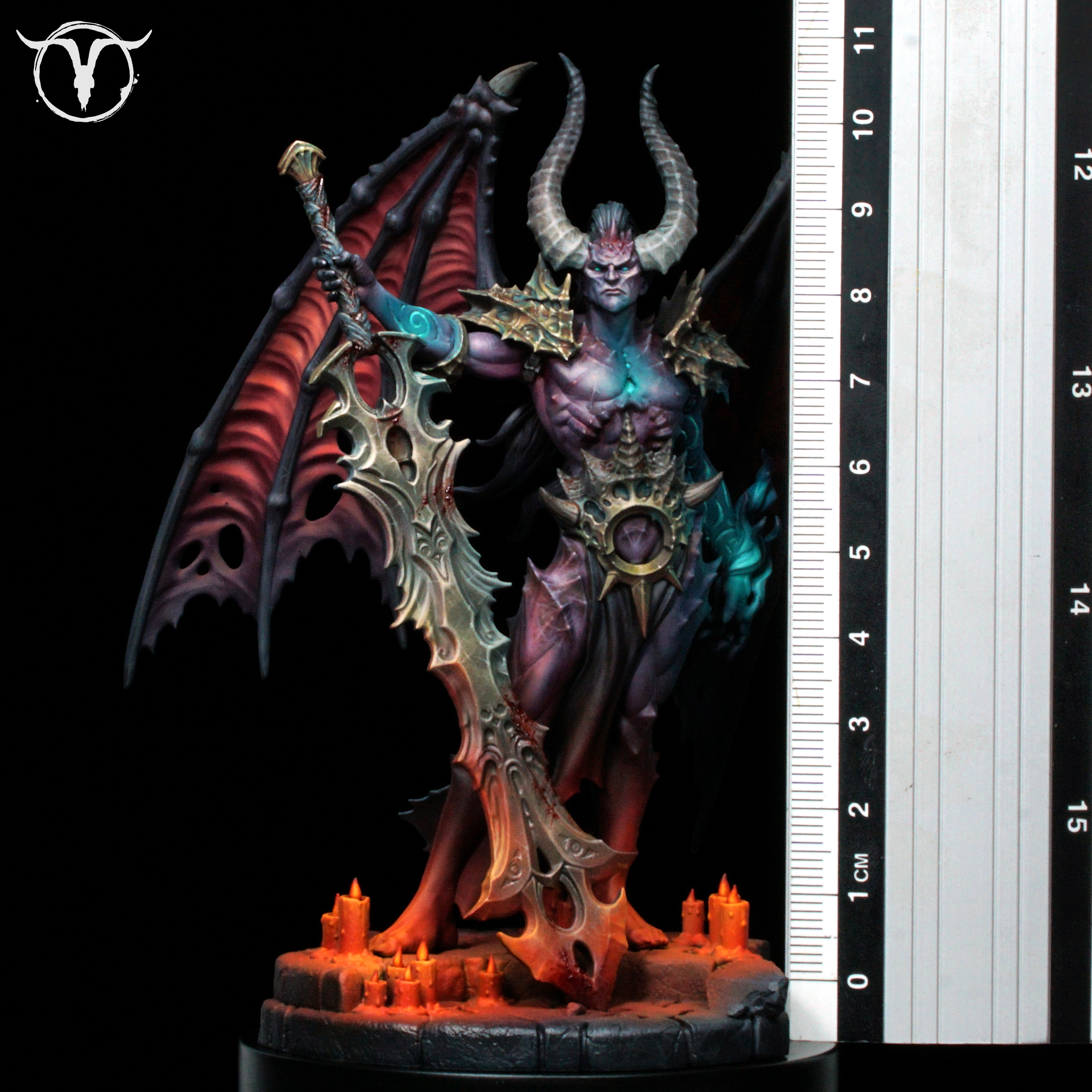 Akelarre Models Belial Prince of Hell figurine résine 75mm