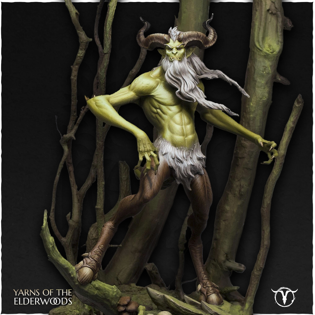 Akelarre A’ker 75mm figurine résine esprit bouc