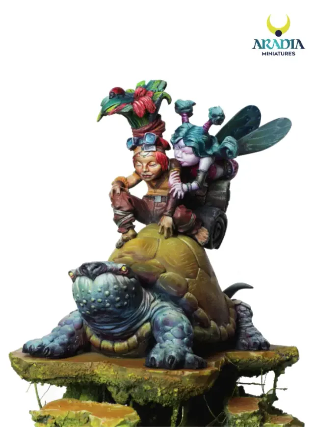 Aradia Minis Classic Sina and Knight figurine résine