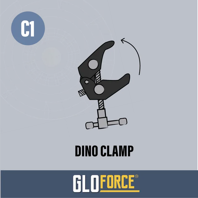 Gloforce Components C1 pince de serrage Dino 55 mm