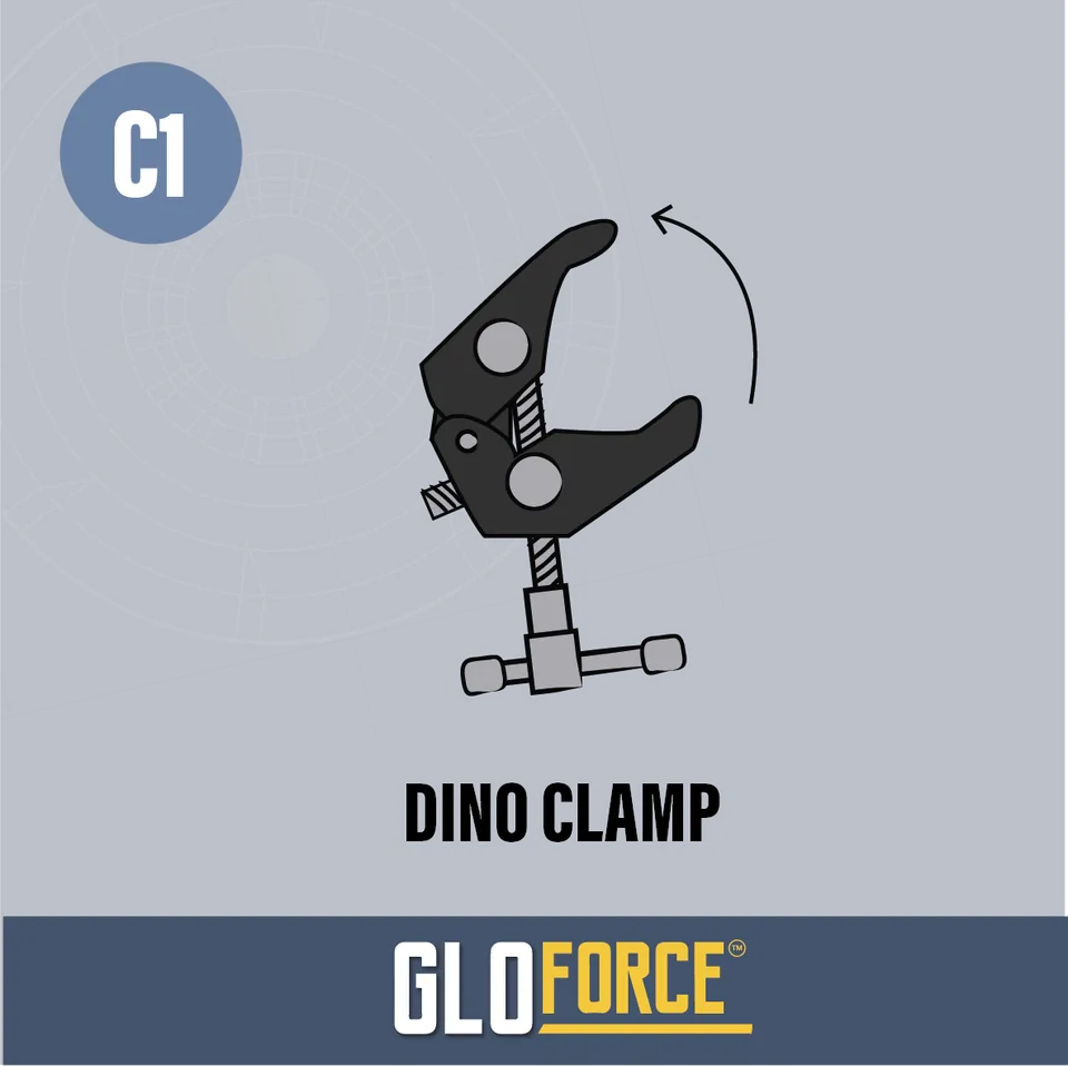 Gloforce Components C1 pince de serrage Dino 55 mm