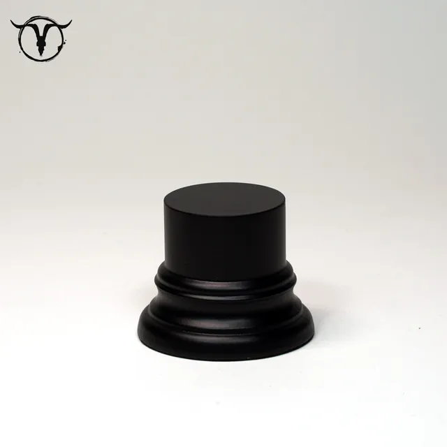 Akelarre Models socle bois rond noir 35 x 40 mm figurine
