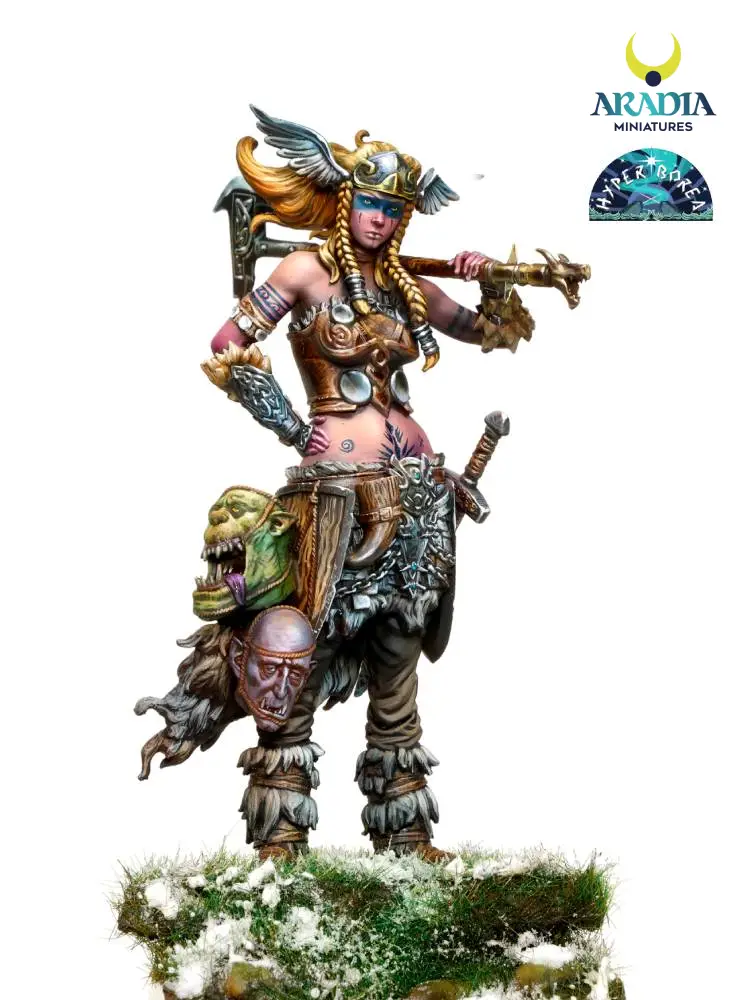 Aradia Minis Hyperborea Eyra figurine en résine 75mm à peindre