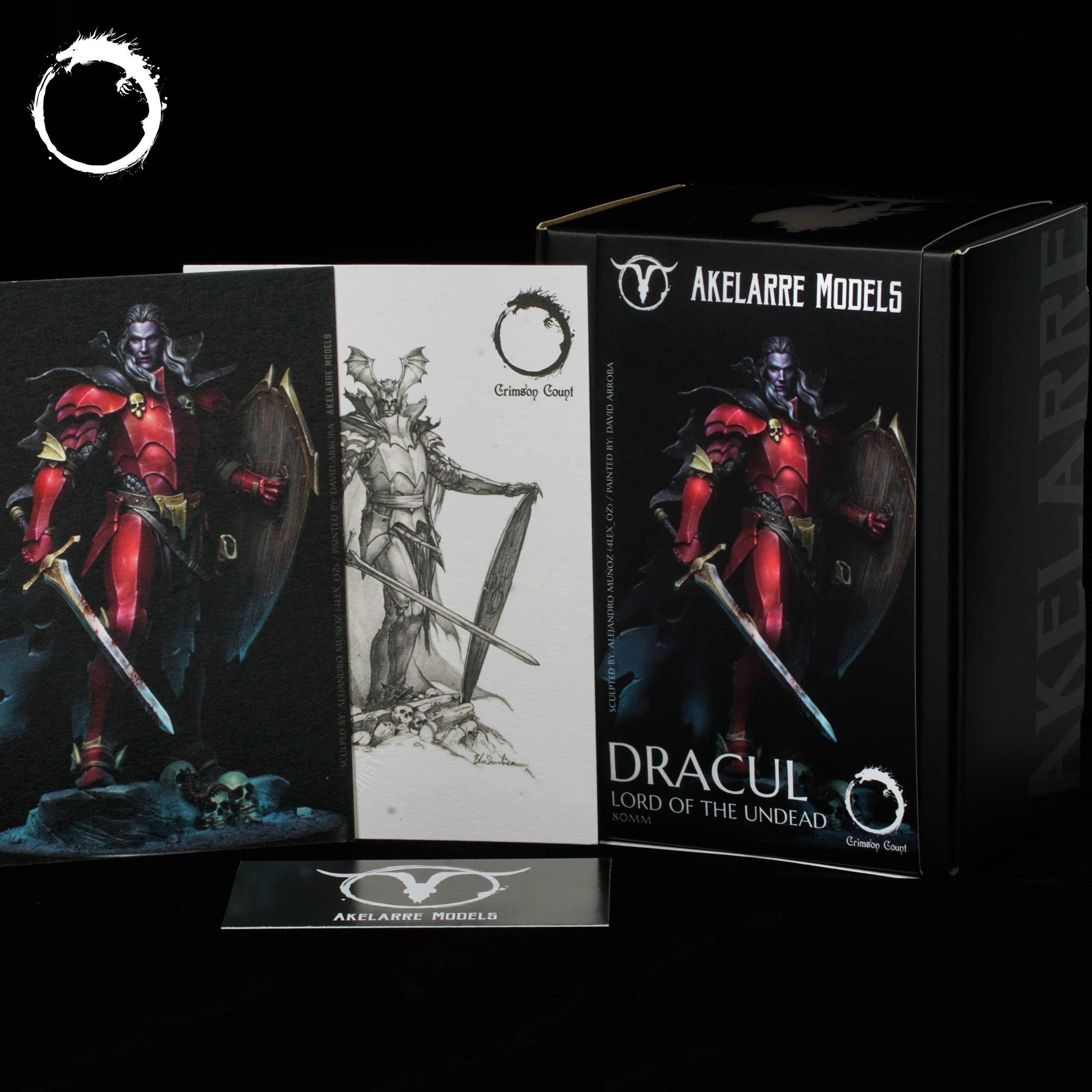 Akelarre Models 80mm figurine Dracul Lord Undead résine