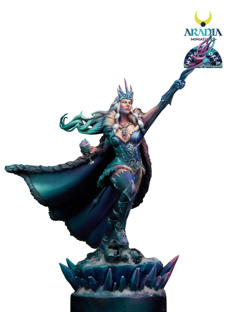 Aradia Minis Hyperborea Skadi figurine en résine 75mm à peindre