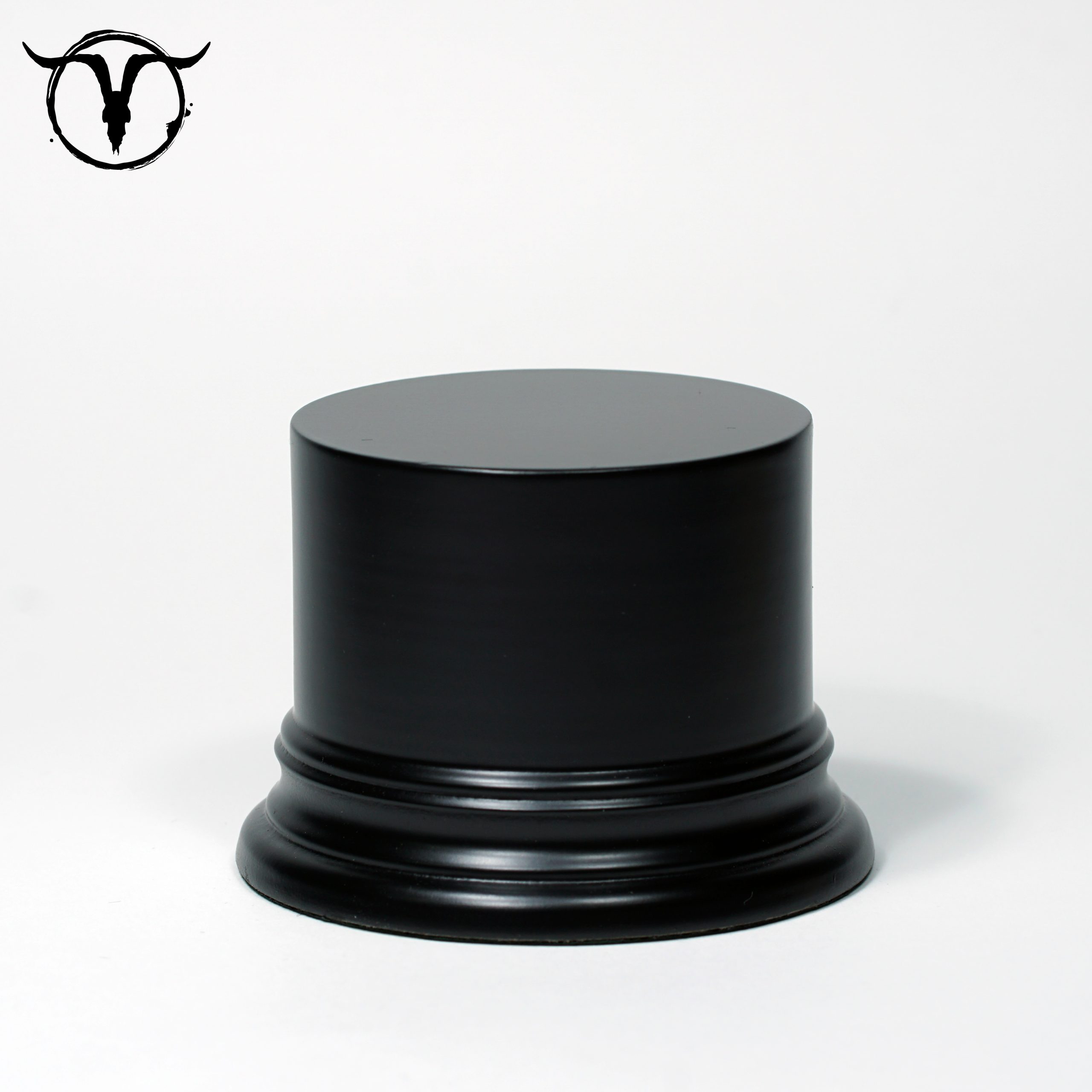 Akelarre Models Plinths base bois noire ronde 70mm socle