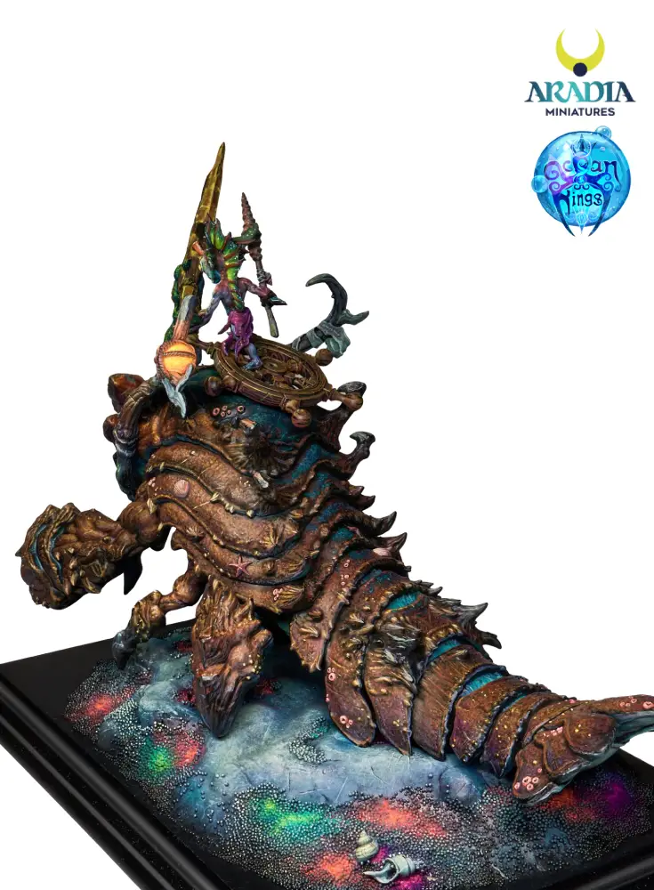 Aradia Minis Ocean Kings Seismara troll figurine résine
