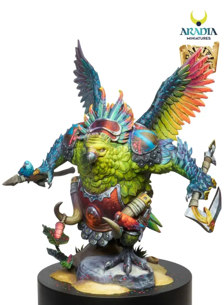 Paititi Vucub Caquix figurine résine 75mm à peindre