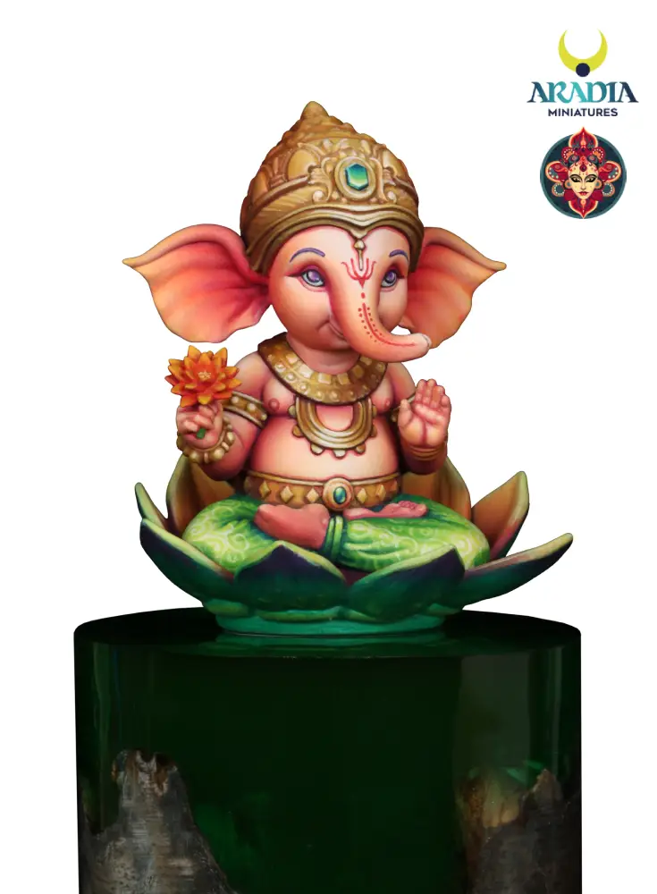 Kali Yuga Ganapati figurine en résine à peindre