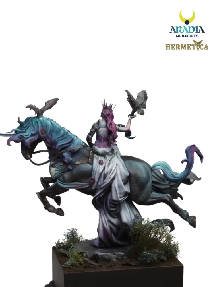 Aradia Minis Hermetica Lady of the Black Rose figurine résine