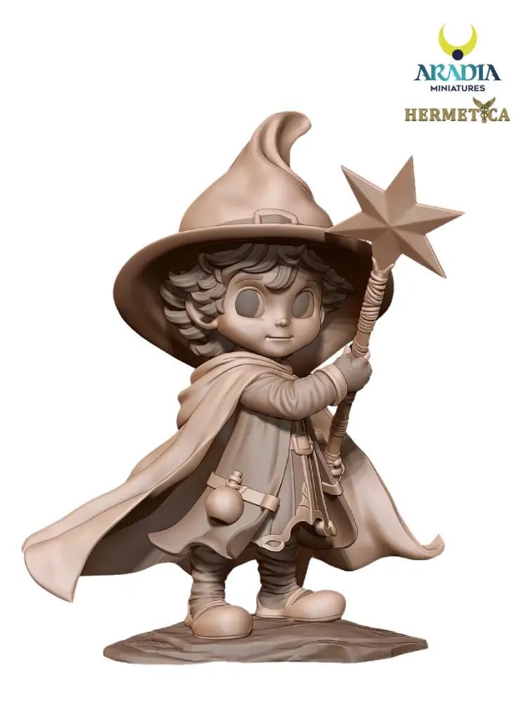 Aradia Minis Hermetica Stellino figurine en résine à peindre
