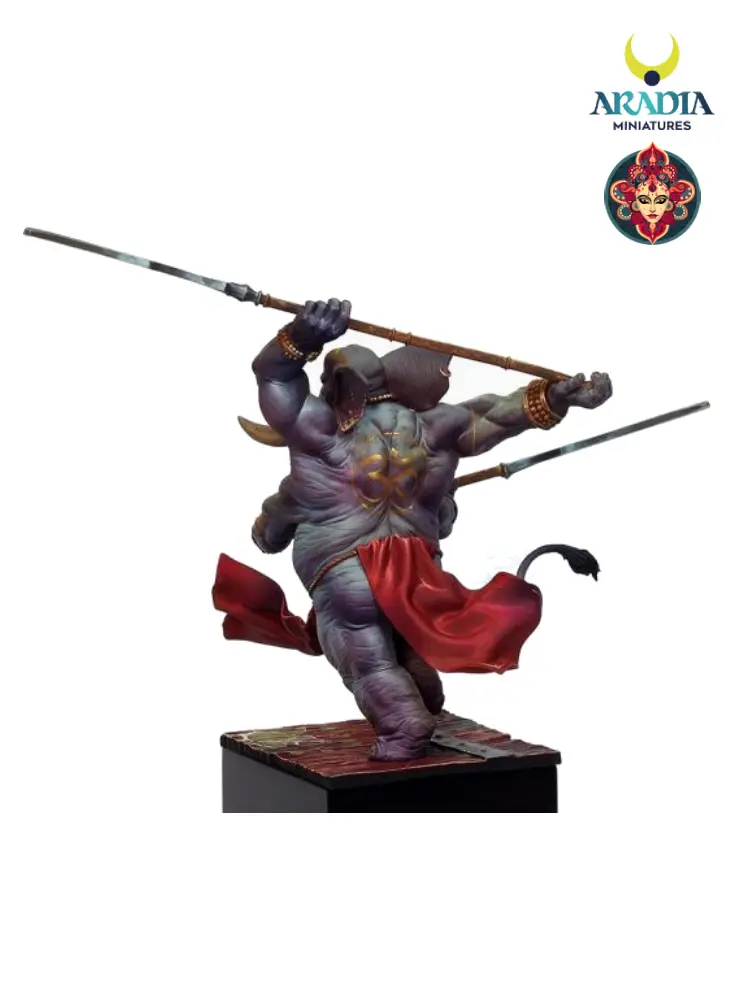 Aradia Minis Kali Yuga Ganesh figurine en résine à peindre