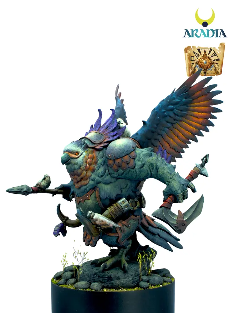 Paititi Vucub Caquix figurine résine 75mm à peindre