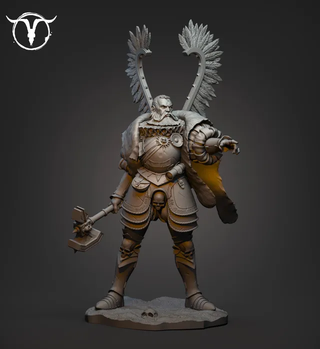 Akelarre 75/80mm Wolfram Bearer Black Crown figurine