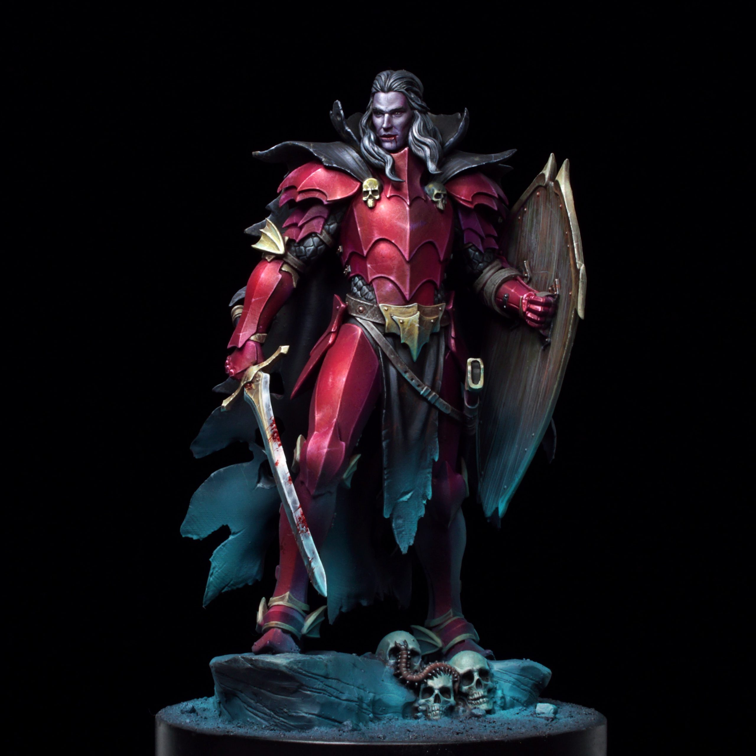 Akelarre Models 80mm figurine Dracul Lord Undead résine