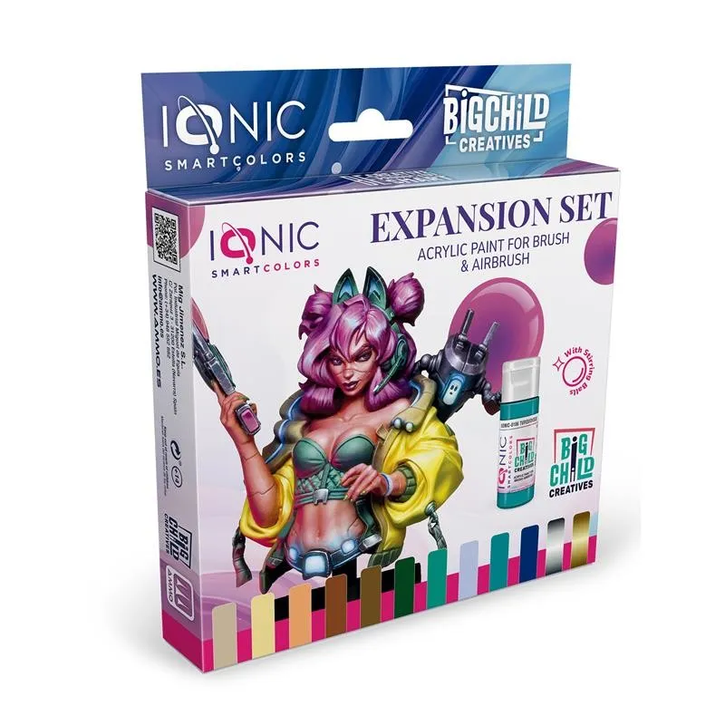Akelarre Models Ionic Expansion Set peinture 12 couleurs métal mat