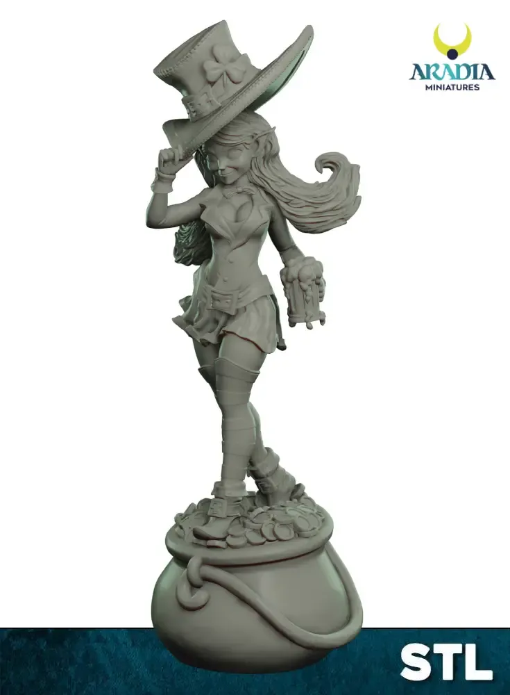 Aradia Minis Classic Fantasy Eilis STL figurine résine à peindre