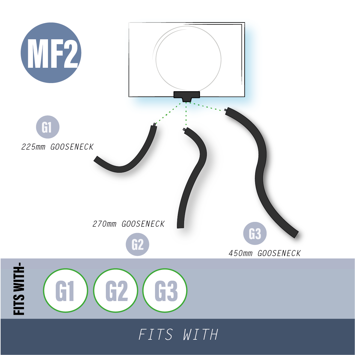 Gloforce Magnify MF2 loupe large 4x 145x250 mm