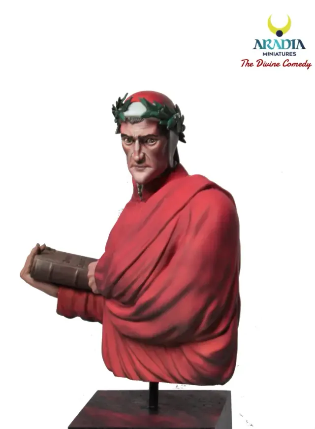 Aradia Minis Divine Comedy Dante Supreme Poet figurine résine à peindre