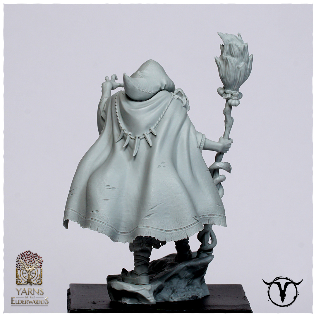 Akelarre Models 75/80 mm Ira figurine sorcière 75mm résine