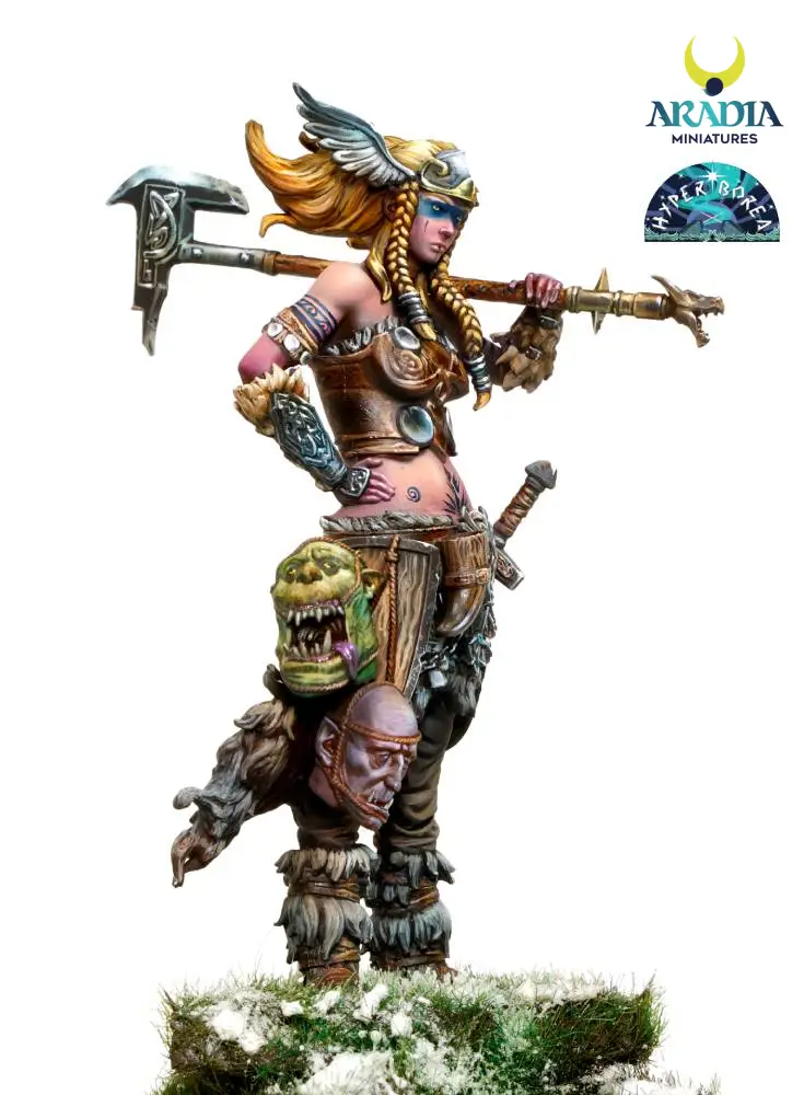 Aradia Minis Hyperborea Eyra figurine en résine 75mm à peindre