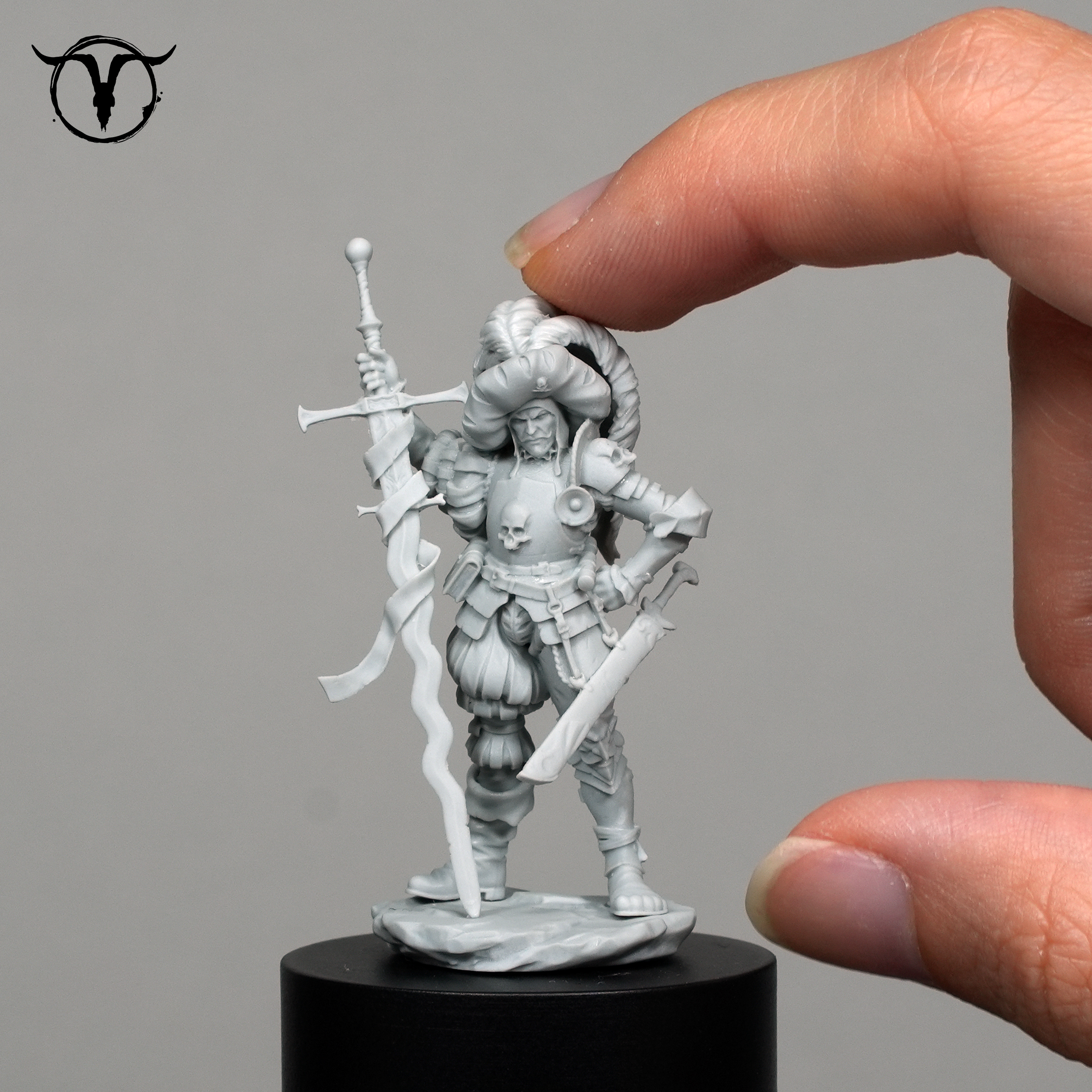Akelarre Models 35 mm Corwin figurine résine mercenaire 35mm