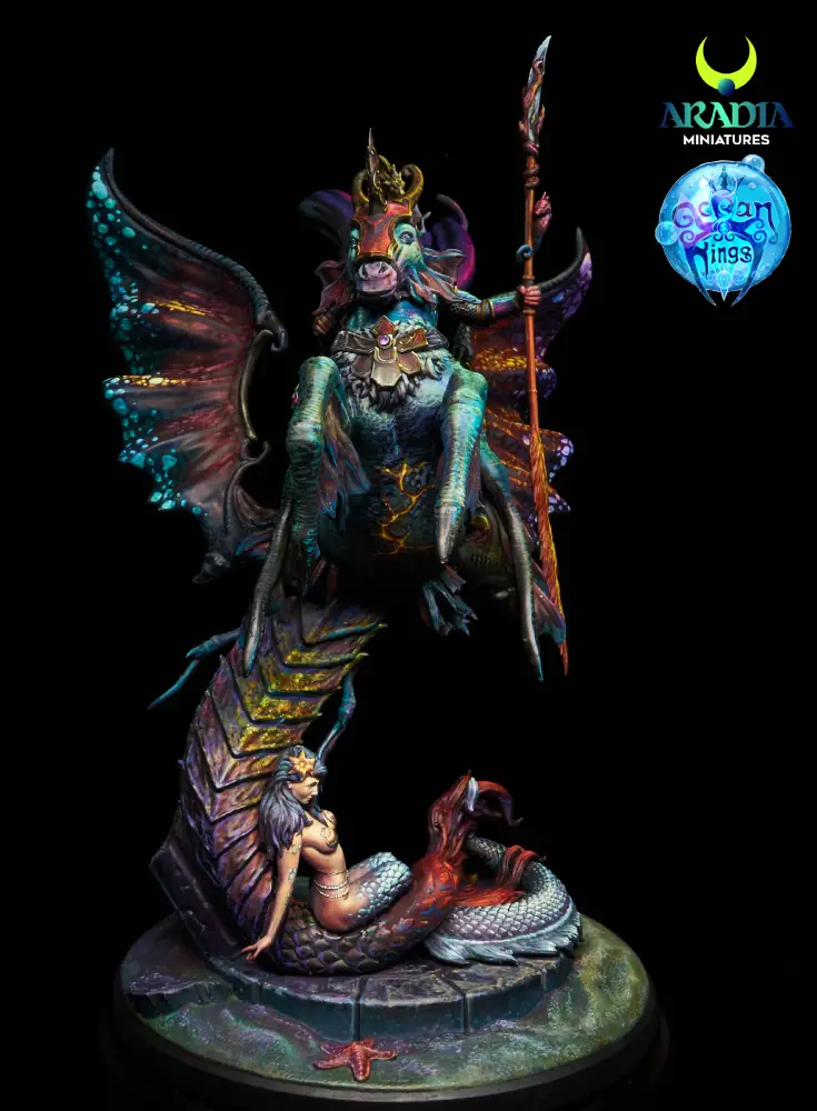 Aradia Minis Ocean Tides Knight figurine résine à peindre