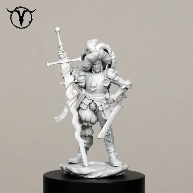 Akelarre Models 35 mm Corwin figurine résine mercenaire 35mm
